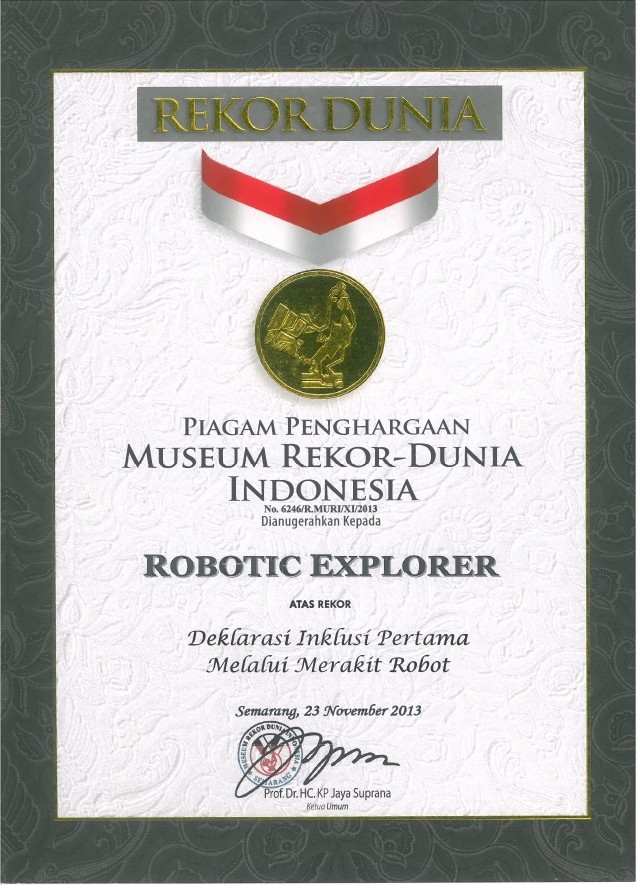 Sertifikat MURI 2